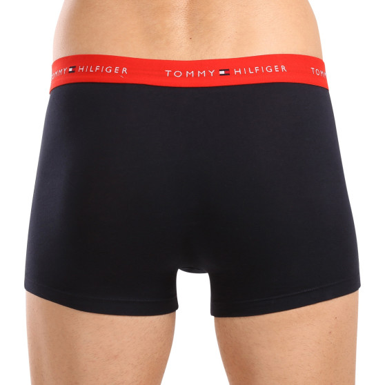 3PACK Herren Klassische Boxershorts Tommy Hilfiger dunkelblau (UM0UM02763 0S0)