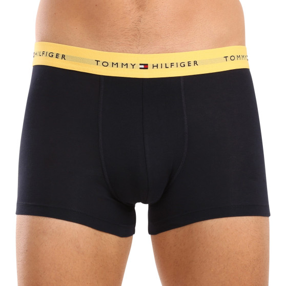 3PACK Herren Klassische Boxershorts Tommy Hilfiger dunkelblau (UM0UM02763 0S0)