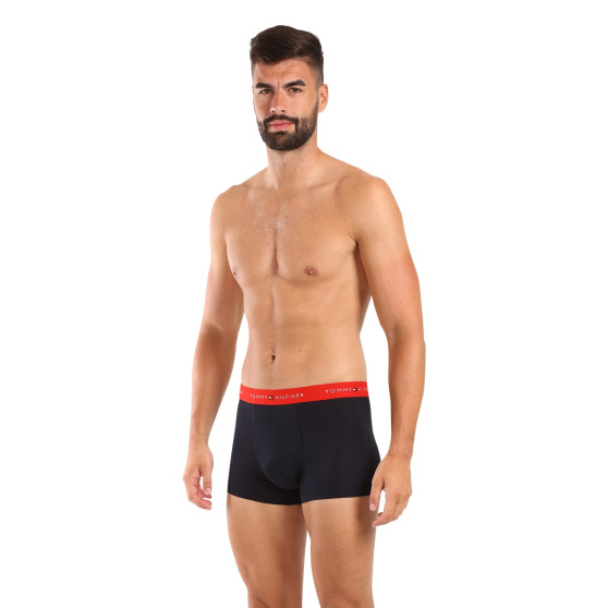 3PACK Herren Klassische Boxershorts Tommy Hilfiger dunkelblau (UM0UM02763 0S0)