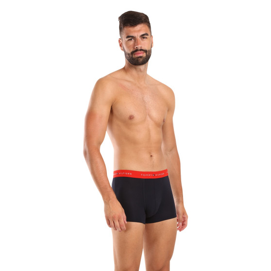 3PACK Herren Klassische Boxershorts Tommy Hilfiger dunkelblau (UM0UM02763 0S0)