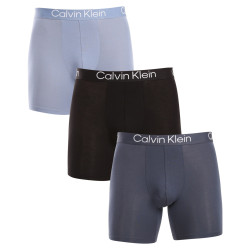 3PACK Herren Klassische Boxershorts Calvin Klein mehrfarbig (NB3188A-PU5)