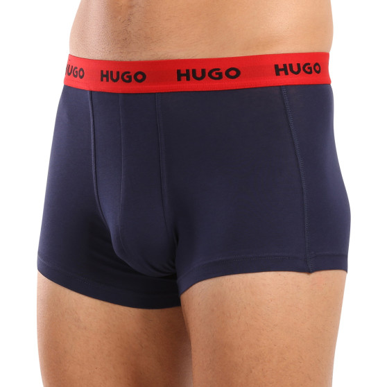 3PACK Herren Klassische Boxershorts HUGO mehrfarbig (50517878 962)