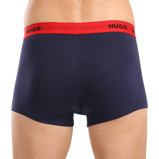 3PACK Herren Klassische Boxershorts HUGO mehrfarbig (50517878 962)