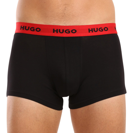 3PACK Herren Klassische Boxershorts HUGO mehrfarbig (50517878 962)