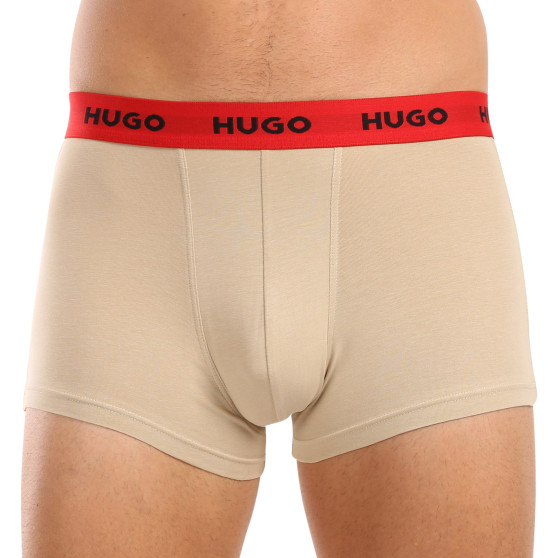 3PACK Herren Klassische Boxershorts HUGO mehrfarbig (50517878 962)