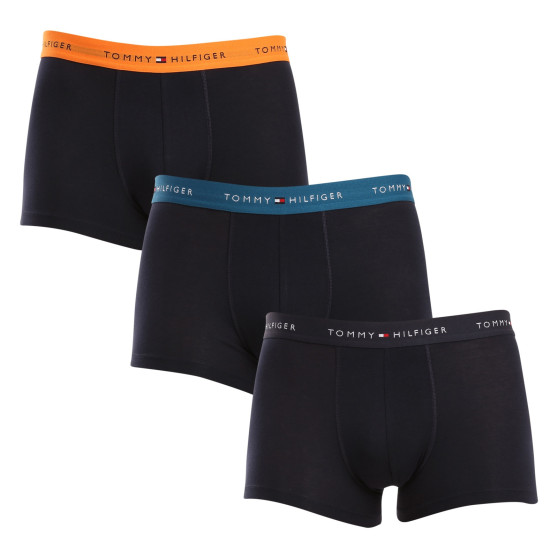 3PACK Herren Klassische Boxershorts Tommy Hilfiger dunkelblau (UM0UM02763 0VH)