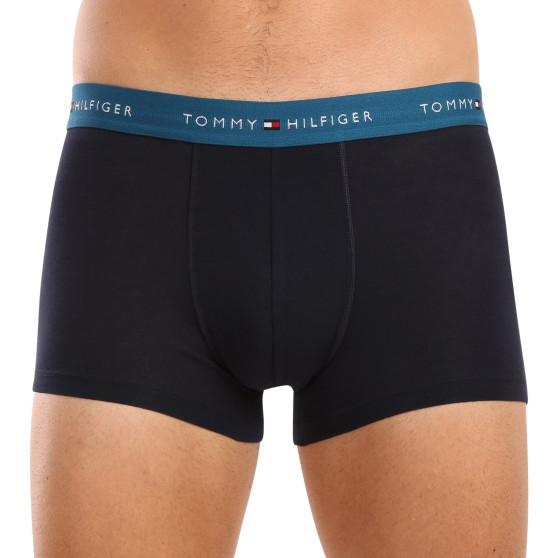 3PACK Herren Klassische Boxershorts Tommy Hilfiger dunkelblau (UM0UM02763 0VH)