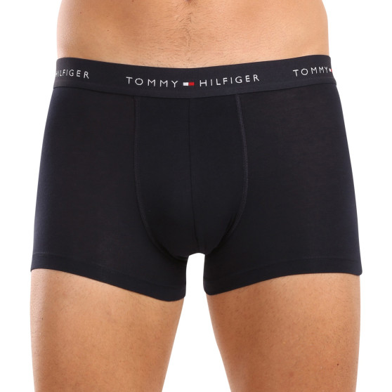 3PACK Herren Klassische Boxershorts Tommy Hilfiger dunkelblau (UM0UM02763 0VH)