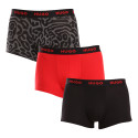 3PACK Herren Klassische Boxershorts HUGO mehrfarbig (50517894 974)