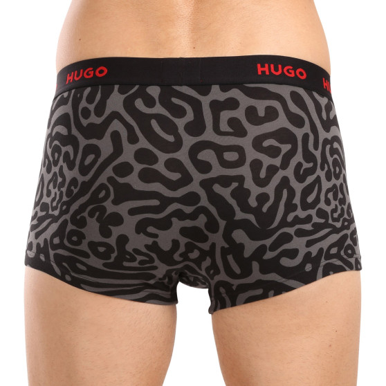 3PACK Herren Klassische Boxershorts HUGO mehrfarbig (50517894 974)