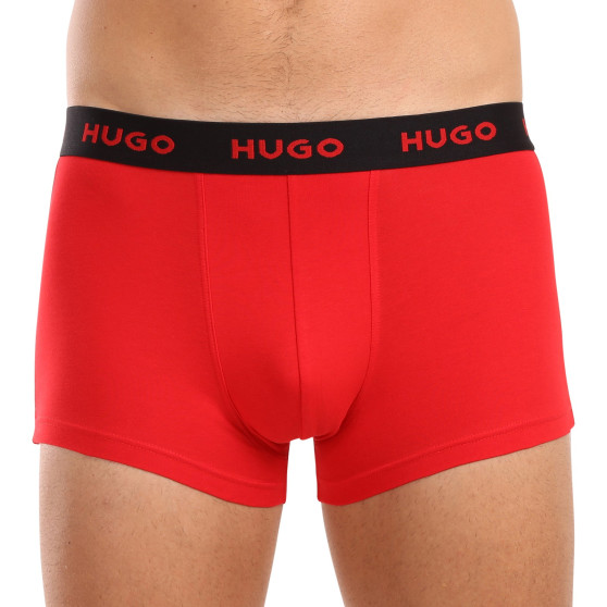 3PACK Herren Klassische Boxershorts HUGO mehrfarbig (50517894 974)