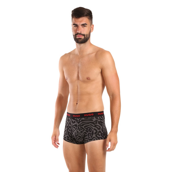 3PACK Herren Klassische Boxershorts HUGO mehrfarbig (50517894 974)