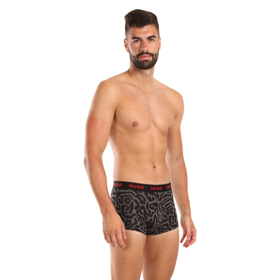 3PACK Herren Klassische Boxershorts HUGO mehrfarbig (50517894 974)