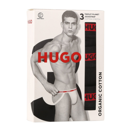 (50517882 001) Herren Jocks 3PACK schwarz HUGO