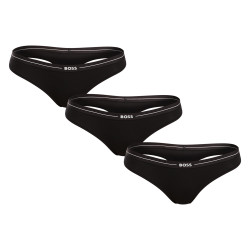 3PACK Damen Tangas BOSS schwarz (50510030 001)