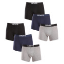 6PACK Herren Klassische Boxershorts Levis mehrfarbig (701224217 003)