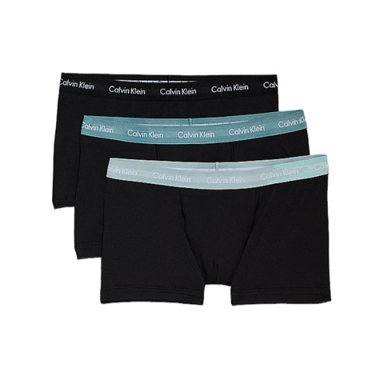 3PACK Herren Klassische Boxershorts Calvin Klein übergroß schwarz (NB2665A-Q3R)