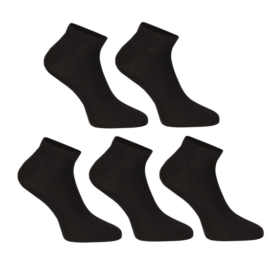 5PACK  4x Socken low bamboo schwarz - vierteljährliches Jahresabonnement Nedeto