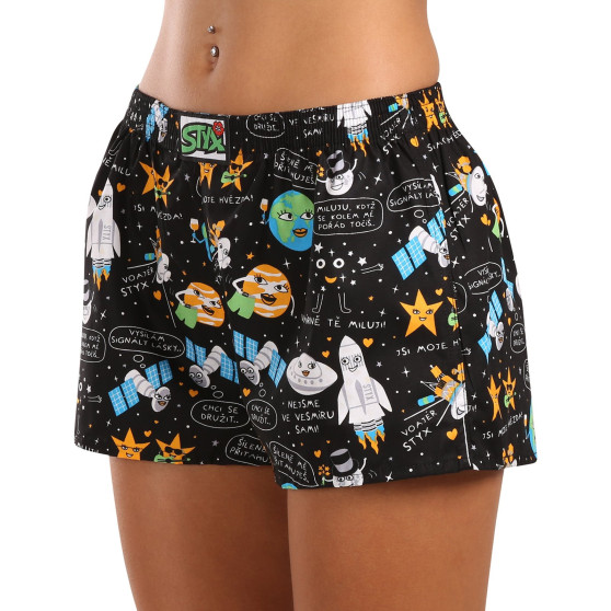 Styx Damen-Shorts Kunst klassisch Gummi Universum (K1758)