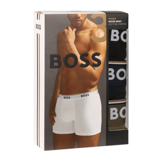 3PACK Herren Klassische Boxershorts BOSS mehrfarbig (50517828 983)