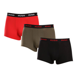 3PACK Herren Klassische Boxershorts HUGO mehrfarbig (50517878 964)