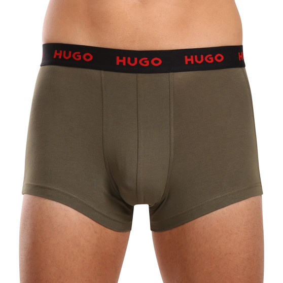 3PACK Herren Klassische Boxershorts HUGO mehrfarbig (50517878 964)