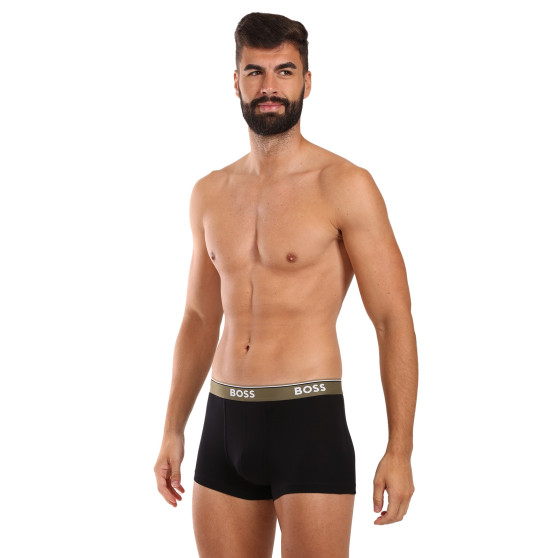 3PACK Herren Klassische Boxershorts BOSS schwarz (50517827 980)