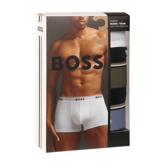 3PACK Herren Klassische Boxershorts BOSS schwarz (50517827 980)