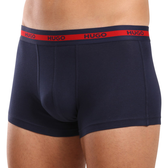 3PACK Herren Klassische Boxershorts HUGO mehrfarbig (50517883 970)