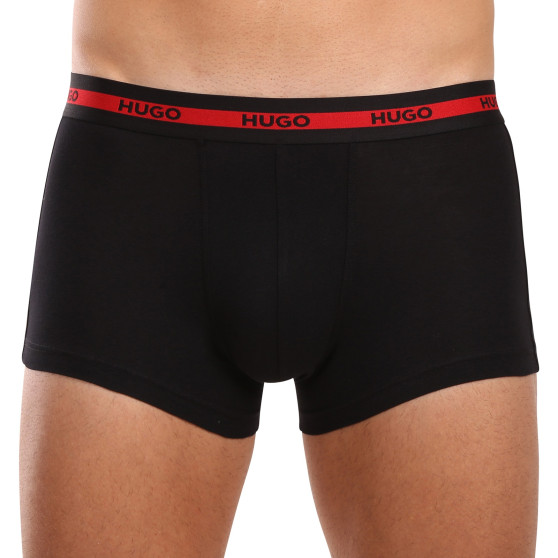 3PACK Herren Klassische Boxershorts HUGO mehrfarbig (50517883 970)