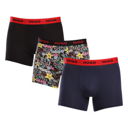 3PACK Herren Klassische Boxershorts HUGO mehrfarbig (50517887 979)