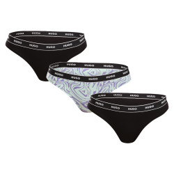 3PACK Damen Tangas HUGO mehrfarbig (50495870 536)