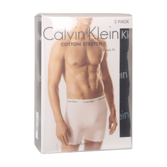 3PACK Herren Klassische Boxershorts Calvin Klein schwarz (NB1770A-Q5F)