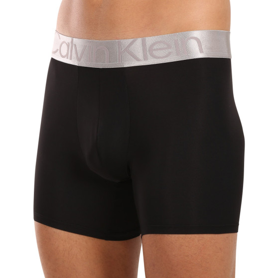 3PACK Herren Klassische Boxershorts Calvin Klein schwarz (NB3075A-QTE)