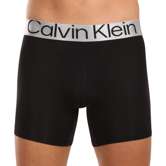 3PACK Herren Klassische Boxershorts Calvin Klein schwarz (NB3075A-QTE)