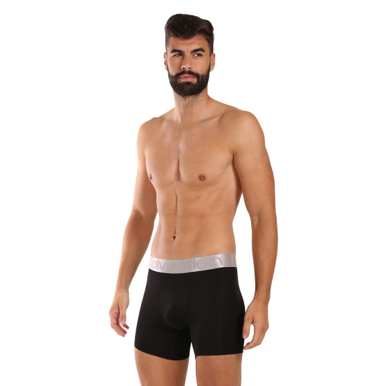 3PACK Herren Klassische Boxershorts Calvin Klein schwarz (NB3075A-QTE)