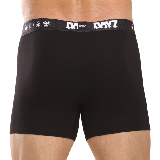 3PACK Herren Klassische Boxershorts DAYZ schwarz (DZ001)