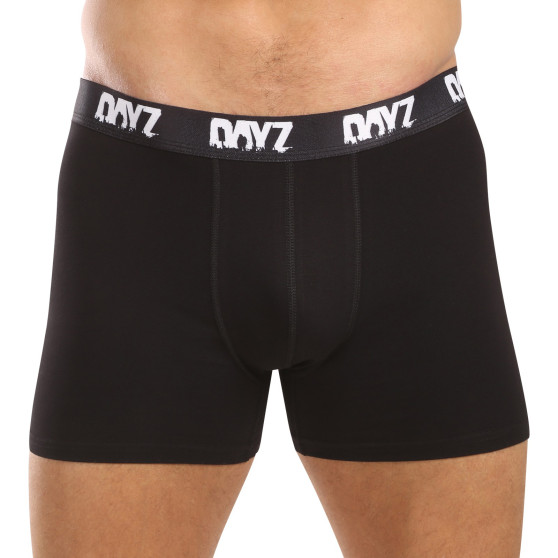 3PACK Herren Klassische Boxershorts DAYZ schwarz (DZ001)