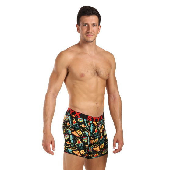 Styx Herren Boxershorts lange Kunst Sport Gummi toohot (UN1458)