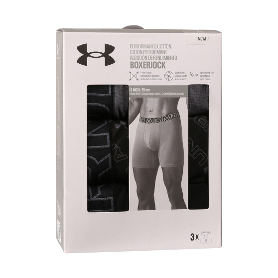 3PACK Herren Klassische Boxershorts Under Armour mehrfarbig (1383890 001)