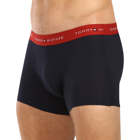 3PACK Herren Klassische Boxershorts Tommy Hilfiger dunkelblau (UM0UM02763 0WR)