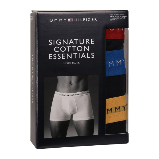 3PACK Herren Klassische Boxershorts Tommy Hilfiger dunkelblau (UM0UM02763 0WR)