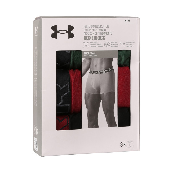 3PACK Herren Klassische Boxershorts Under Armour mehrfarbig (1383891 302)