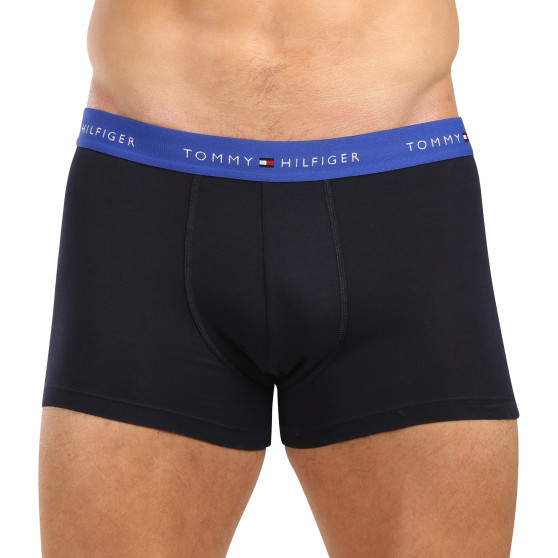 3PACK Herren Klassische Boxershorts Tommy Hilfiger dunkelblau (UM0UM02763 05K)