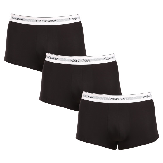 3PACK Herren Klassische Boxershorts Calvin Klein schwarz (NB3956A-UB1)