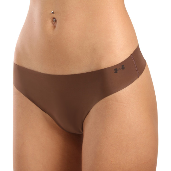 3PACK Damen Tangas Under Armour braun (1383893 625)