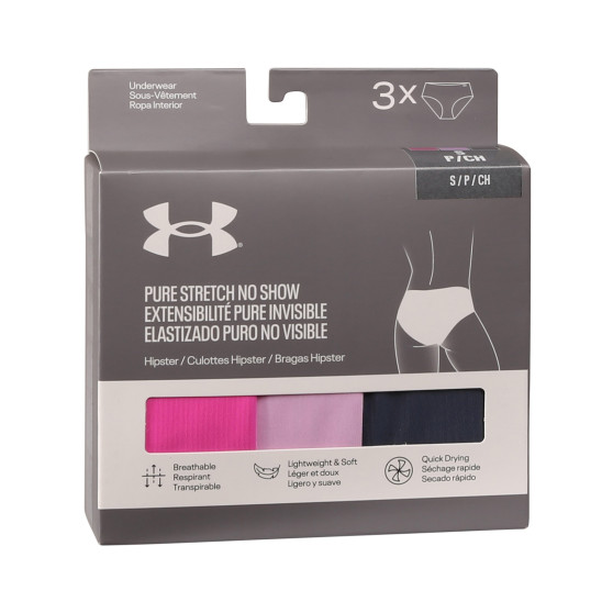 3PACK Damen Slips Under Armour mehrfarbig (1383895 652)