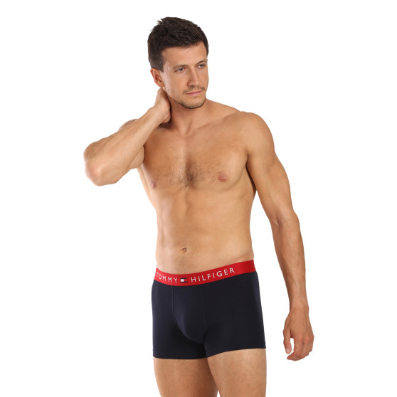 3PACK Herren Klassische Boxershorts Tommy Hilfiger dunkelblau (UM0UM03181 0R1)