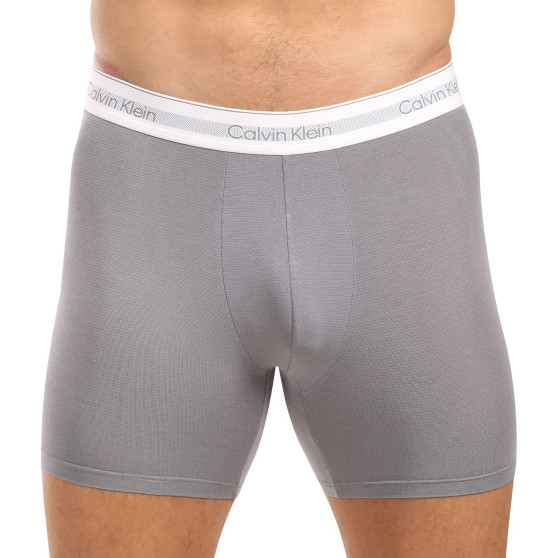 3PACK Herren Klassische Boxershorts Calvin Klein mehrfarbig (NB3954A-PS9)