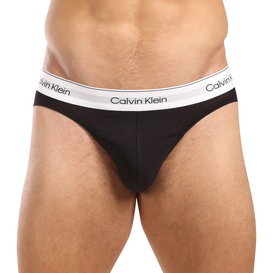 3PACK Herren Slips Calvin Klein schwarz (NB3961A-UB1)